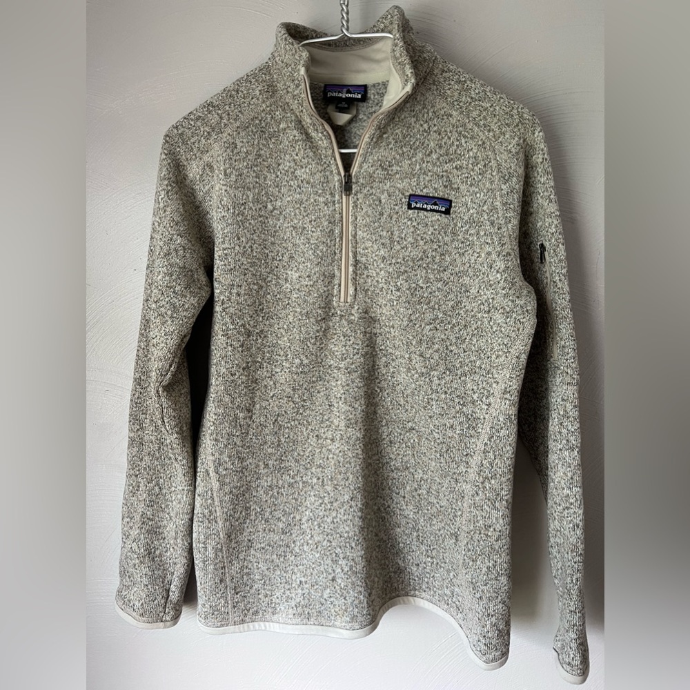 Patagonia Women's Better Sweater Jacket Birch White Full Zip size M